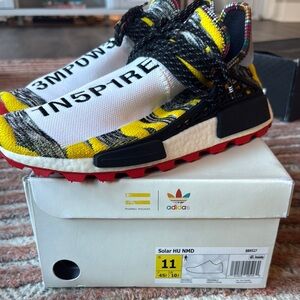 Adidas Mens Solar HU NMD Shoes - Yellow and Black